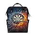 Produktbild coosun Darts Board Wickeltasche Rucksack, großes Fassungsvermögen muti-function Reise Rucksack