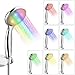 Produktbild Iwilcs Badezimmer - Duschköpfe, mehrfarbig, RGB, Automatisches Jump-wechselndes LED-Licht, Duschkopf, 7 Farben, Wasser, Licht