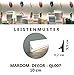 Produktbild MUSTER - Mardom Decor Lichtleiste QL007 - 10cm Sockelleiste für indirekte Beleuchtung