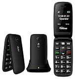 YINGTAI - T15A 2G Teclas Grandes Flip Móvil para Personas Mayores - GSM 850/900/1800/1900 Telefono Móvil Libre - Dual SIM Celular con Botón SOS , Base Cargadora , Linterna , FM etc
