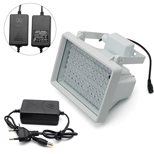BAODE LED IR Scheinwerfer Überwachungs Nachtsicht f.Überwachungskamera CCTV Scheinwerfer+Netzteil 60°16W 7702 - 2