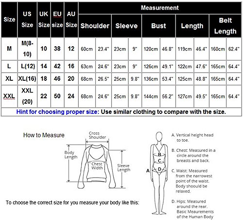 Avidlove Damen Morgenmantel Kimono Robe Bademantel Nachtwäsche aus Satin mit Peacock und Blüten entwerfen Robe Lange Stil - 5