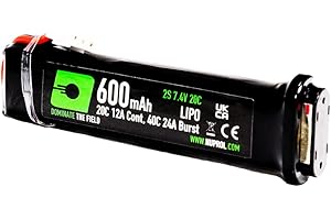 NUPROL 7.4v 550mAh LiPo AEP Battery