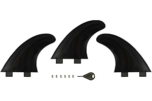 iBOARD Future Palmes FCS Palmes de surf en mousse avec clé et vis 22,9 cm