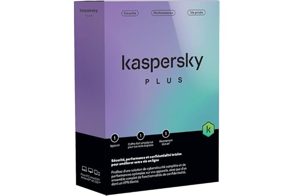 Kaspersky Plus 1 Poste/1 An