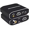 Tobo 8K HDMI 2.1 eARC Audio Extractor 7.1CH HDMI ARC eARC to Coaxial Optical Toslink SPDIF Stereo Analog Audio Return Channel Adapter-TD-905H.