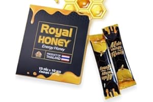 HAZIQ Natural Honey Paste Box of 10 X 15g Sachets Great Honey for Men - Honey for Active Men