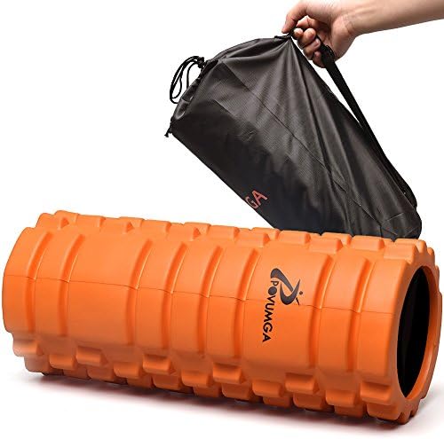POVUMGA Foam Roller Trigger Point Massage And Recovery Foam Roller For Muscles -Perfect In Fitness Exercise Yoga Gym And Workout