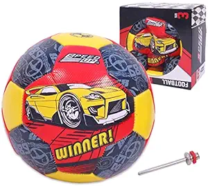 Toyshine Speed Up Fun-Sports Kids Football Soccer Educational Toy Ball Size 3, 4-8 Year Kids Toy Gift Sports -Sports Yellow SSTP