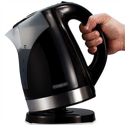 Wasserkocher Teekocher Kessel Edelstahl Kocher 1,7 Liter 2200 Watt schnurlos - 2