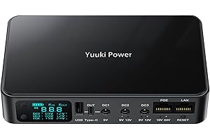 Yuuki Power Battery Backup for Router BT Hub Mini UPS 12V/2A 18000mAh (66Wh) 5V/3.6A USB DC UPS Power Supply UK