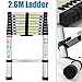 Produktbild Autofather , 2,6 m, Aluminium, Mehrzweckleiter, ausziehbar, tragbar, leicht, einfach zu bedienen,