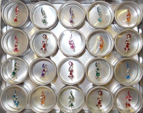DESIGNER DIAMONTEZ BINDI BOX - SWIRLING MEDIUM(2 cm) - FULL BOX - SOLD BY TRENDZ
