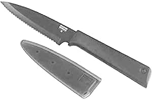 KUHN RIKON COLORI+ couteau d'office dentelé, gris