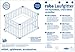 roba Rock Star Baby 2 0241W RS2 Playpen 75 x 100 cm White