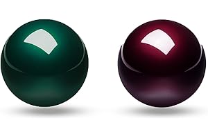 ‎PERIXX Perixx PERIPRO-303X2A 1.34 Inches Trackball 2 pcs Pack - Replacement Ball for M570, M575, PERIMICE-517/520/717/720, and Other 1.34inches Trackball Mouse - Glossy Red and Green
