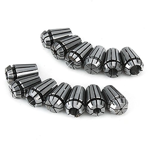 ZJchao ER11 Spannzangen Set Hochklemmkraft zum Bohren Tapping 13pcs - 7