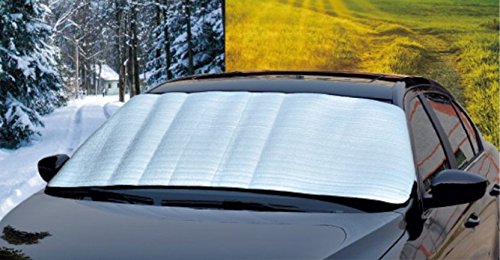 Preisvergleich Produktbild Auto Sonnencreme Sonnenschutz Isolierung Windschutzscheibe Sonnenblende Auto reflektierende Kühlergrill, A, 130 * 60cm