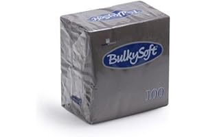 DOT HORECA SOLUTIONS 100 Tovaglioli 2 veli MARRONE di carta 24x24 cm (aperti) e 12x12 cm (chiusi) da cocktail aperitivo buffet feste party catering tovagliolini finger food monouso usa e getta marroni