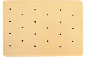 Husalsea Carta Forno per Friggitrice ad Aria - 100 Fogli di Carta Per Friggitrice ad Aria Non-Adesiva, Accessori Ideali per Cottura e Pulizia Facile (20,5 x 14 cm (8,1 x 5,5 Zoll))