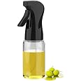 GRIFEMA spray d'huile en verre 200 ml à jet contrôlé | Distributeur antigoutte pour huile et vinaigre, contrôle des portions