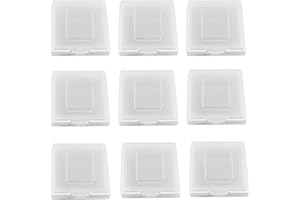 BESSY SHOP Hüllen Für Gameboy,9 Stück Klarsichthüllen-Schutzhüllen,Transparente Schutzbox KompatibelSchutz Spiel Patrone Hülle Staub Schutzhülle,Game Cartridge Schutzhülle für Gameboy Color, Gameboy Pocket