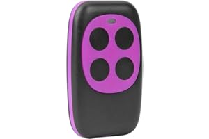 Tomedeks Control remoto universal para portones 4 en 1, control remoto autoaprendizaje para abridor de portones de garaje fácil, control remoto universal para portones