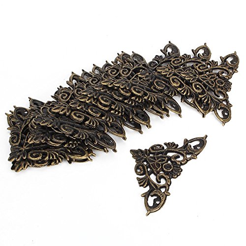 BQLZR Möbel Dekorative Kantenabdeckung Vintage Dekor Box Eckenschutz Packung mit 20