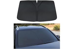 GBARAN Parasoles de La Ventana Delantera del Coche para Cupra Formentor, Parasol, Cubierta de Protección UV, Cubierta de Protección de Parabrisas, Accesorios Decorativos,-Black-
