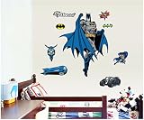 extra große Batman Kinder Wandsticker Wanddekoration Kinder Wandbild Aufkleber Batman Kids