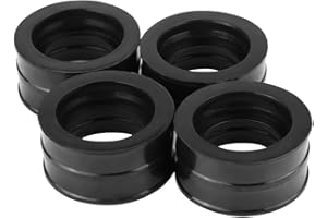 QIILU Motorrad Vergaser Ansaugkrümmer Kofferraum, 4tlg Vergaser Ansaugkrümmer Gelenk für VF700C VF700F VF700S VF750