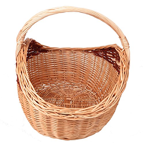 Dkaren Handgeflochtener Weidekorb Kaminholzkorb Wk012 - 2