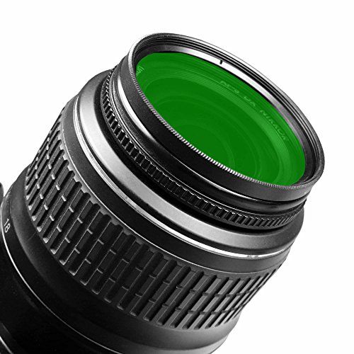 smardy Filtre color   vert Filtre couleur 67mm pour Canon EOS 40D   5D Mark III   60D   6D   7D   EOS 1D X - Nikon D5100   D5300   D7100   D90 - Olympus E-30 et plus   Chiffon de nettoyage microfibre