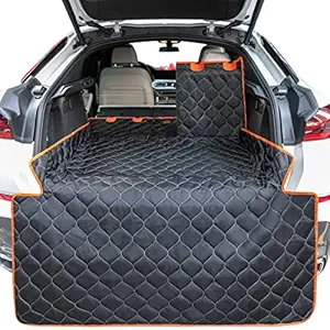 Dog Seat Cover for SUV, MIXJOY Dog Cargo Liner for SUV for Fold Down Seat, Dog Car Seat CoverMat with Bumper Flap Protector, Pet SUV Trunk Waterproof for Sedans Vans, Universal Fit ( 90