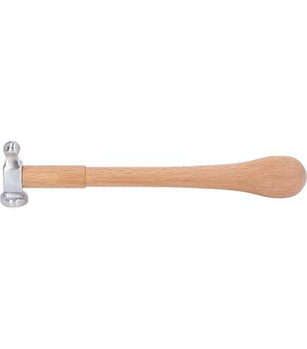 Martello In Pelle Grezza Per Creare Gioielli Con Testa Rotonda - Foto 3