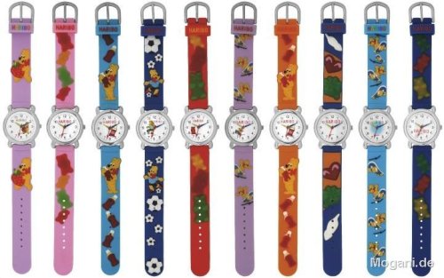 Preisvergleich Produktbild Eine Haribo Bärchen Kinder Armbanduhr (1 Stück)