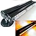 Price comparison product image TOP 18 INCH 108W LED TWO Sides 36 LED Work Light Bar Beacon Light Warning Strobe Amber & White