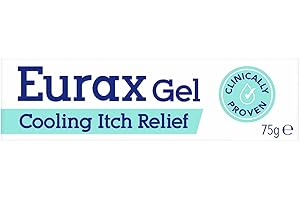 Eurax Cooling Itch Relief Gel, For Dry, Itchy and Irritated Skin, Instant Cooling, Hydrates and Soothes, Reduces the Urge to Scratch, Clinically Proven, 1 x 75g