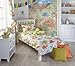 Dinosaur Boys Junior Toddler Quilt Duvet Cover and Pillowcase Bedding Bed Set Kids T-Rex Dino, Green