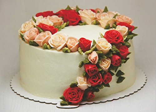 Schönes Leben* 3tlg. Rosen Ausstecher Ausstecherform Kuchendekoration Modellierwerkzeug DIY Backzubehör für Fondant Rose - 7