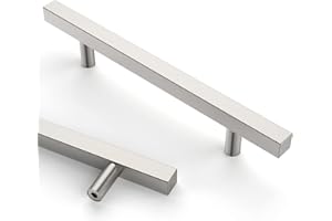 Astrée 10 Pack 128mm Brushed Satin Nickel Kitchen Handles Stainless Steel Kitchen Cupboard Handles Cabinet Handles Cupboard Door Handles Drawer Handles Wardrobe Handles