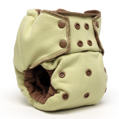 EcoPosh One Size Recycled Organic Fitted Pocket Diaper, Bamboo