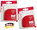 Produktbild 2x BMI Taschenbandmaß Vario 2 Meter , Made in Germany - Farbe rot 2m