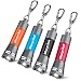 Produktbild 4 St. Schlüsselanhänger Taschenlampe, Morpilot Mini LED Taschenlampe| Handlampe, 15 Lumen, IPX-4 Wasserfest, Weißes Licht, mit 16 St. Batterien, für Haushalt und Outdoor Survival, Geschenk für Kinder