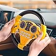 Shrux Simulated Steering Wheel Toy Pretend Adventure Toy for Kids|Driving Car Toy with Light & Sound Mode Experience The Fun of Driving Car Toys-Little Driver Steering Wheel|Kids Car Steering Wheel