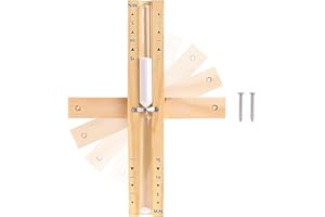 behone Sauna Sablier(15 Minutes) avec minuteur rotatif, Minuteur sablier en bois avec vis pour enfants jeux de cuisine en classe brossage bureau à domicile - blanc