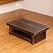 Produktbild Klapptisch Doppelschicht Massivholz Bodenstehend Tatami Dining Learn Lässig Couchtisch Schreibtisch (größe : L)