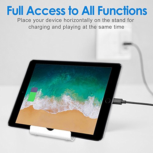 iPad Ständer, JETech Multi-Angle Mini Portable haltbare Aluminium Tablet Ständer Halter für Apple iPad Air/Mini, iPhone 6s/6/5/4, Samsung Galaxy Tab, Samsung Galaxy S6 S5 S4, Anmerkung 5/4/3/2, E-Readern und Smartphones – 2061 - 6