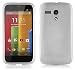 Produktbild Lenovo (Motorola) MOTO G-DVX Silikonhülle in SILBER von Cadorabo - TPU Schutzhülle Edelstahloptik gebürstet BRUSHED Design – Handyhülle Bumper Case Backcover in SILBER