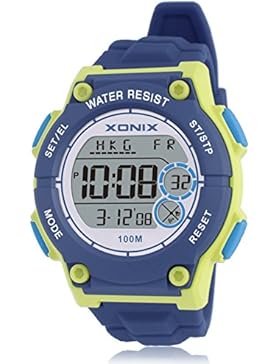 Kind] Führte elektronische uhr,Leuchtend 100m wasserdicht Digitale stoppuhr Kalender 24 stunden Bewegung Schwimmbad...